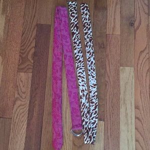Lot of belts
